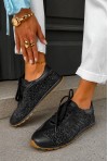 Czarne sneakersy Romiva