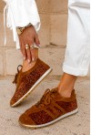 Brązowe sneakersy Romiva 