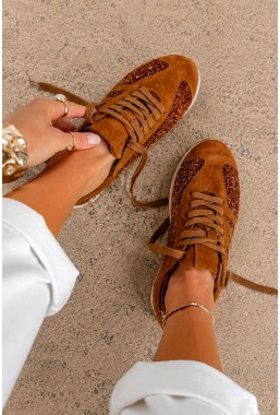 Brązowe sneakersy Romiva 