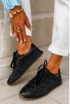 Czarne sneakersy Romiva