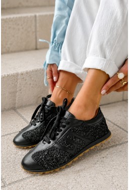 Czarne sneakersy Romiva