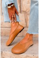 Brązowe baleriny barefoot Perqa