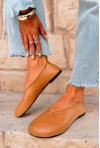 Brązowe baleriny barefoot Perqa