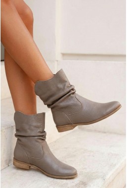 Botki Valenca taupe