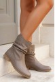 Botki Valenca taupe