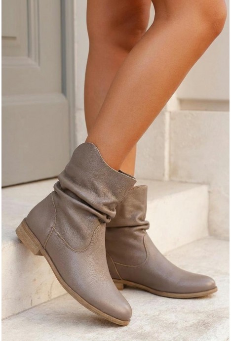 Botki Valenca taupe