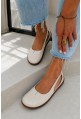 Beżowe baleriny barefoot Nurea