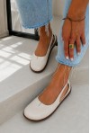 Beżowe baleriny barefoot Nurea