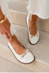 Beżowe baleriny barefoot Fipre