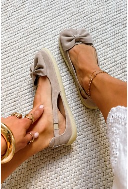 Beżowe baleriny barefoot Ranisha