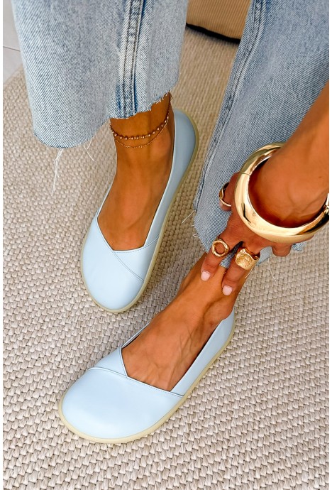 Niebieskie baleriny barefoot Cindea