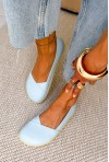 Niebieskie baleriny barefoot Cindea