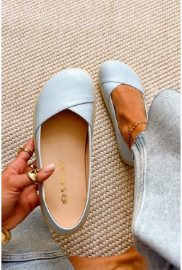 Niebieskie baleriny barefoot Cindea