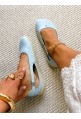 Niebieskie baleriny barefoot Asmaa