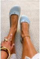 Niebieskie baleriny barefoot Asmaa