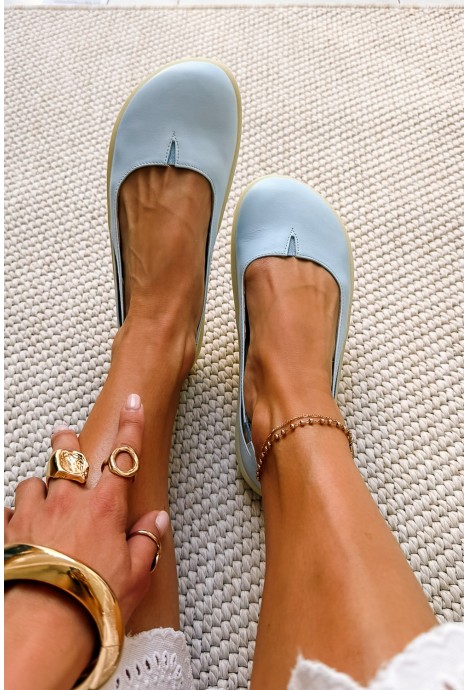 Niebieskie baleriny barefoot Asmaa