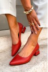 Czerwone czółenka Maizie