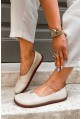 Beżowe baleriny barefoot Livina