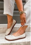 Beżowe baleriny barefoot Livina