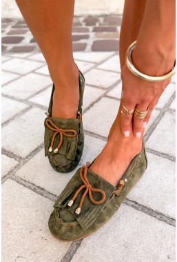 Mokasyny Lirviana khaki