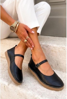 Czarne baleriny barefoot Resigma