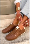 Brązowe trampki Elmisse