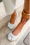 Białe baleriny barefoot Ranisha