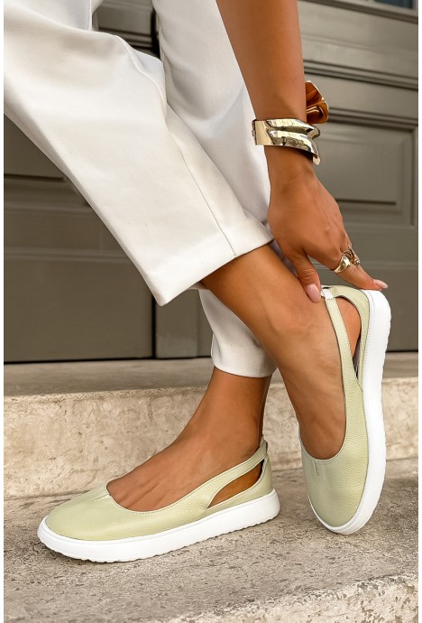 Miętowe baleriny barefoot Glenda
