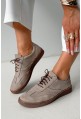 Zamszowe trampki Gerra taupe