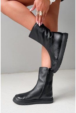 Czarne botki barefoot Eurelia