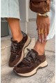 Brązowe zamszowe sneakersy Asolo
