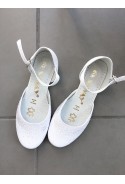 Eleganckie białe buty dla dziewczynki Milana