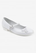 Eleganckie białe buty dla dziewczynki Gili