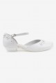 Eleganckie białe buty dla dziewczynki na komunię Demi