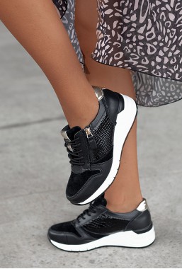 Czarne sneakersy Palio